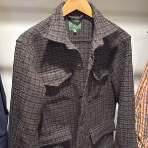 Sid Mashburn military Jacket Harris Wool